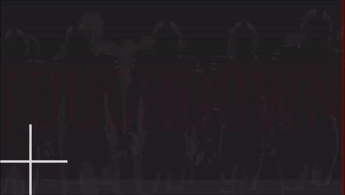 The Word Touchdown Is On A Black Background With Football Players GIF