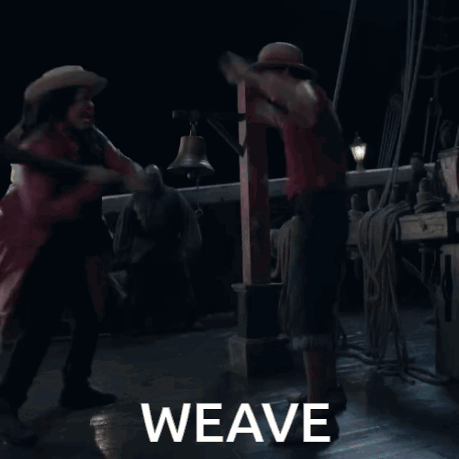 The Word Weave That Is On A Person 'S Body GIF
