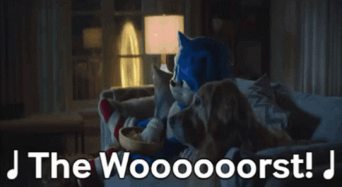 Sonic Singing The Worst GIF