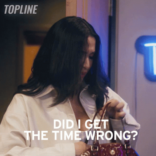 The Wrong Time Ginette Claudette GIF