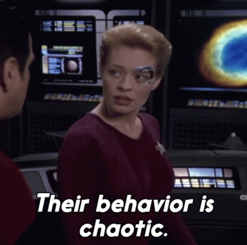 Their Behavior Is Chaotic Seven Of Nine GIF