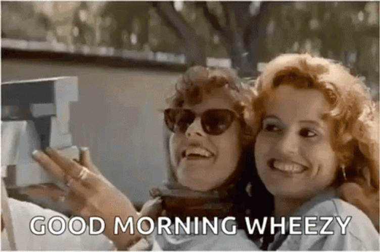 Thelma And Louise Good Morning Wheezy GIF