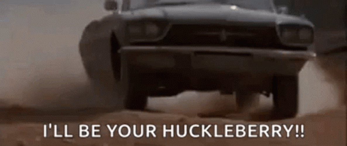 Thelma And Louise Ill Be Your Huckleberry GIF