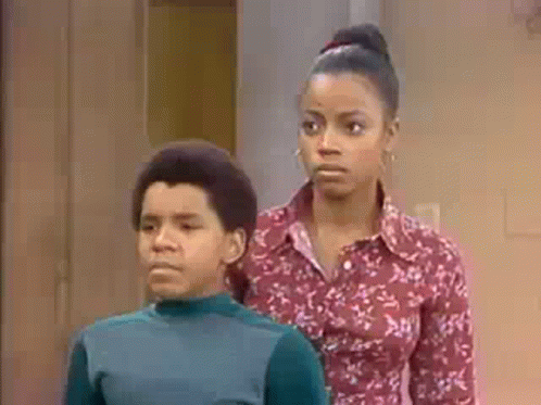 Thelma And Michael Evans Good Times Sitcom GIF