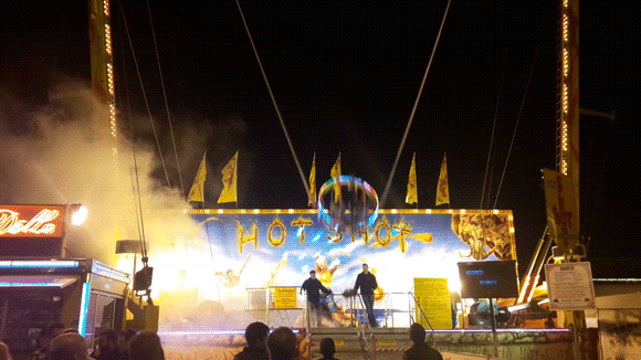 Theme Park Space Shot GIF