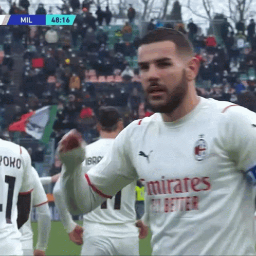Theo Hernandez Hand Salute GIF