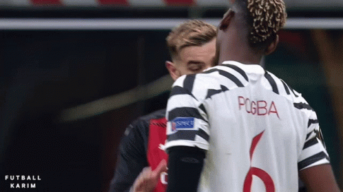 Theo Hernandez Hug Paul Pogba GIF