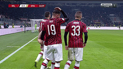 Theo Hernandez Turn Around And Salute GIF