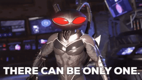 There Can Be Only One Black Manta GIF