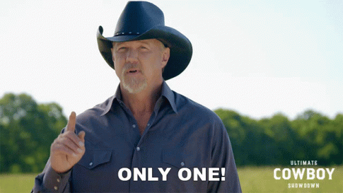 There Can Be Only One Trace Adkins GIF