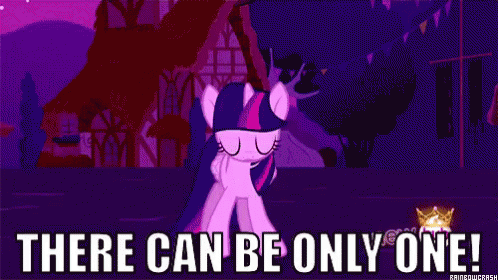 There Can Be Only One Twilight Sparkle GIF