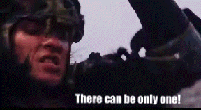 There Can Be Only One Victorious GIF