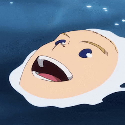 There Goes My Hero Floating Face GIF