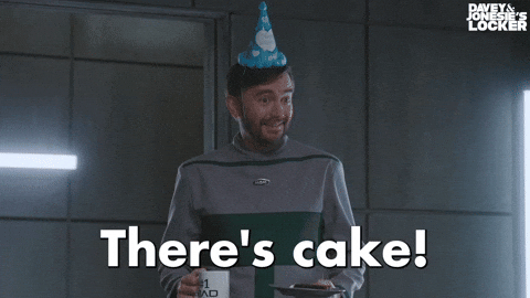 There's Cake On Work Party GIF