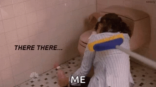 There There Broom Throwing Up GIF