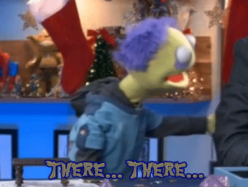 There There Consoling Puppet Loop GIF