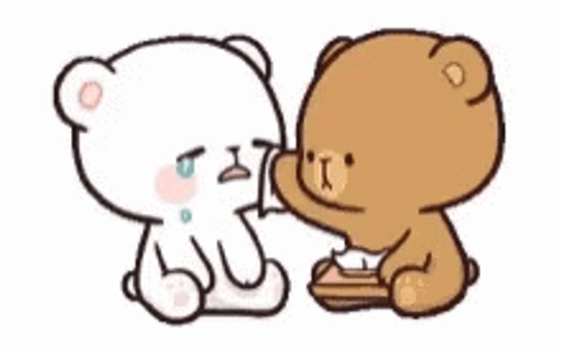There There Mocha Wiping Milk Tears GIF