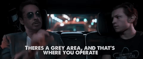 Theres A Grey Area Thats Like Your Opinion Man GIF