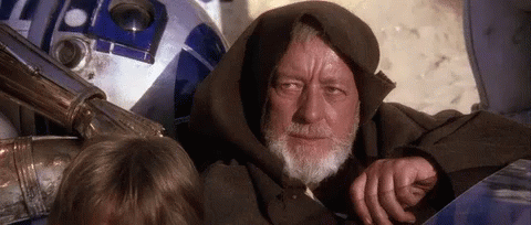 These Are Not The Droids You're Looking For Alec Guinness GIF
