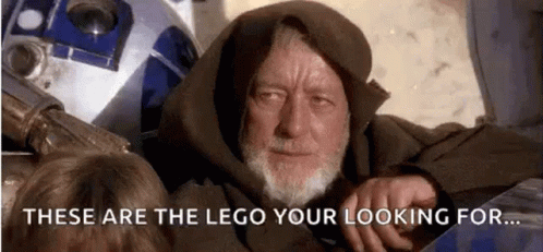 These Are Not The Droids You're Looking For Lego Meme GIF
