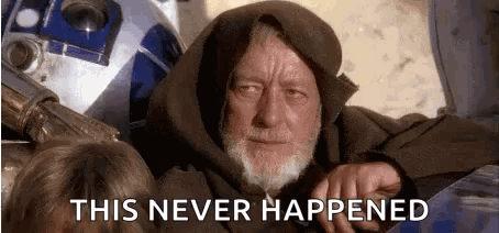 These Are Not The Droids You're Looking For Never Happened GIF