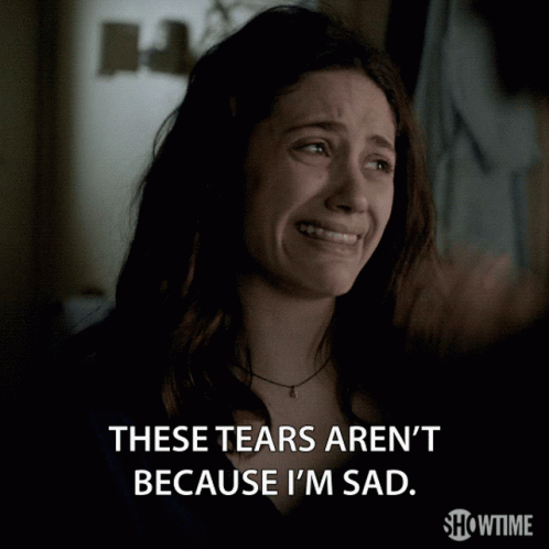These Happy Tears Aren't I'm Sad GIF