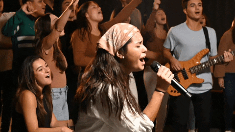 They Are Worship And Praise God GIF