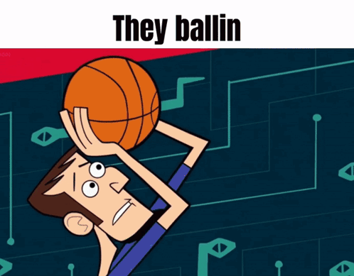 They Ballin Shooting Basketball Clone High Meme GIF