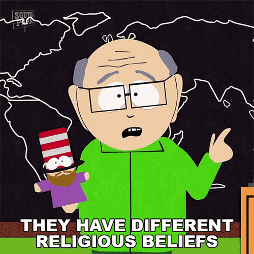 They Have Different Religious Beliefs GIF