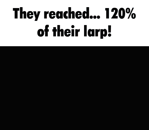 They Reached 120 % Of Their Larp With A Purple Background GIF