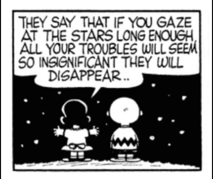 They Say That If You Gaze At The Stars Long Enough Your Troubles Will Seem So Insignificant They Will Disappear GIF