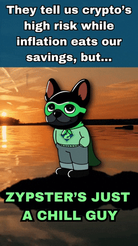 They Tell Us Crypto 'S High Risk While Inflation Eats Our Savings But GIF