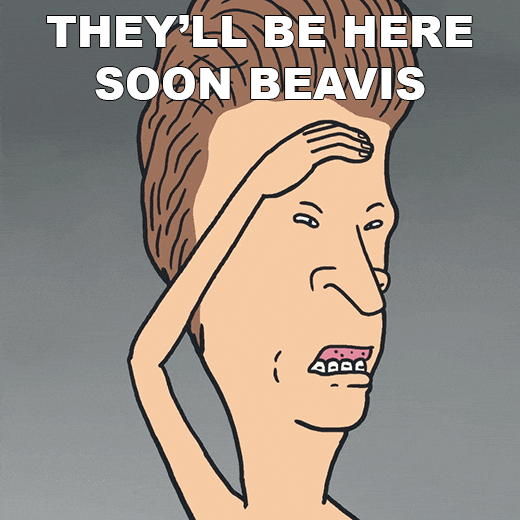 Theyre Here Beavis And Butt Head Animation GIF