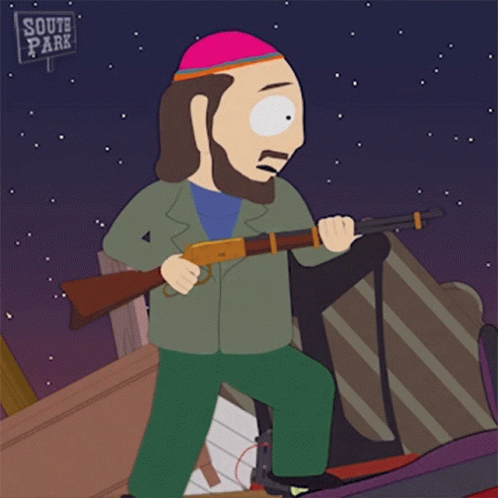 Theyre Here Gerald Broflovski South Park GIF