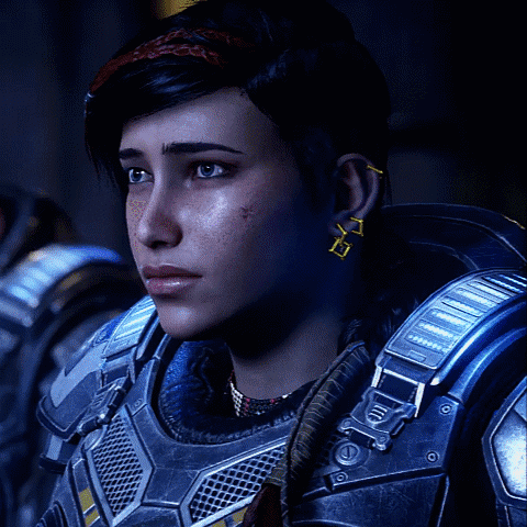 Theyre Here Kait Diaz Gears 5 GIF