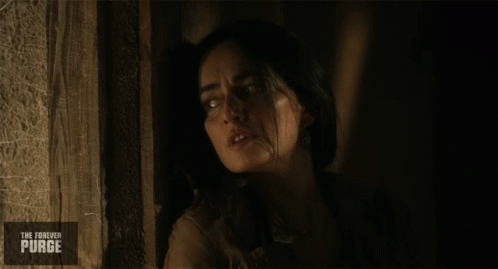 Theyre Here Nervous Ana De La Reguera GIF