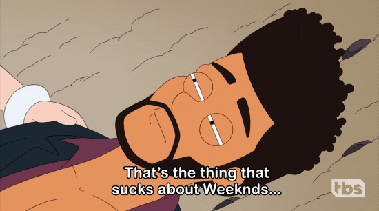 Thing That Sucks About Weekends American Dad Abel GIF