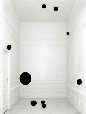 Things That Bounce In White Close Room GIF