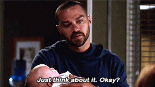 Think About It Greys Anatomy Jackson GIF