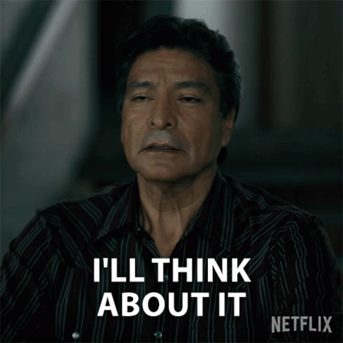 Think About It Gil Birmingham GIF