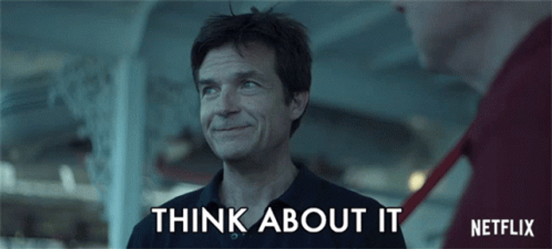 Think About It Jason Bateman GIF