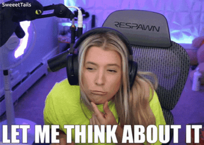 Think About It Sweet Tails GIF
