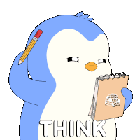 Think Thinking Sticker GIF