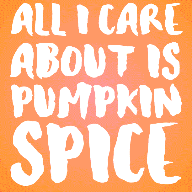 Thinking About Pumpkin Spice GIF