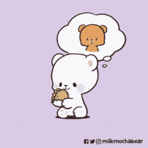 Thinking About You Milk And Mocha Bears GIF 