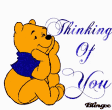 Thinking About You Winnie The Pooh Wondering GIF