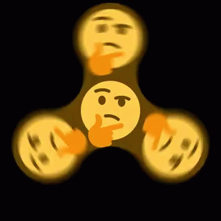 Thinking Emoji Spinner GIF