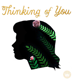 Thinking Of You Lovely Flowers GIF
