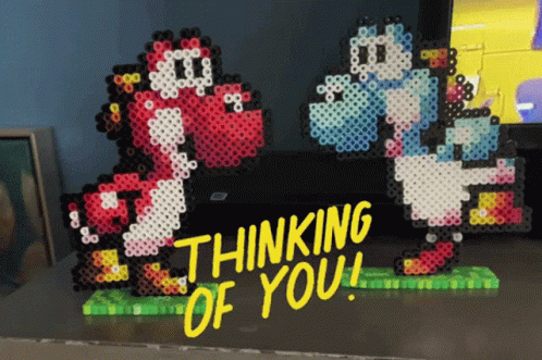 Thinking Of You Yoshi GIF