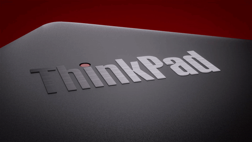 Thinkpad Laptop With Red Circle